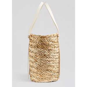 LK Bennett Viola Natural Straw Basket Bag